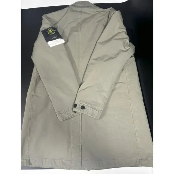 Stone Island NWT Logo Patch Mid-Length Parka in Green Size‎ XXL MSRP $1325